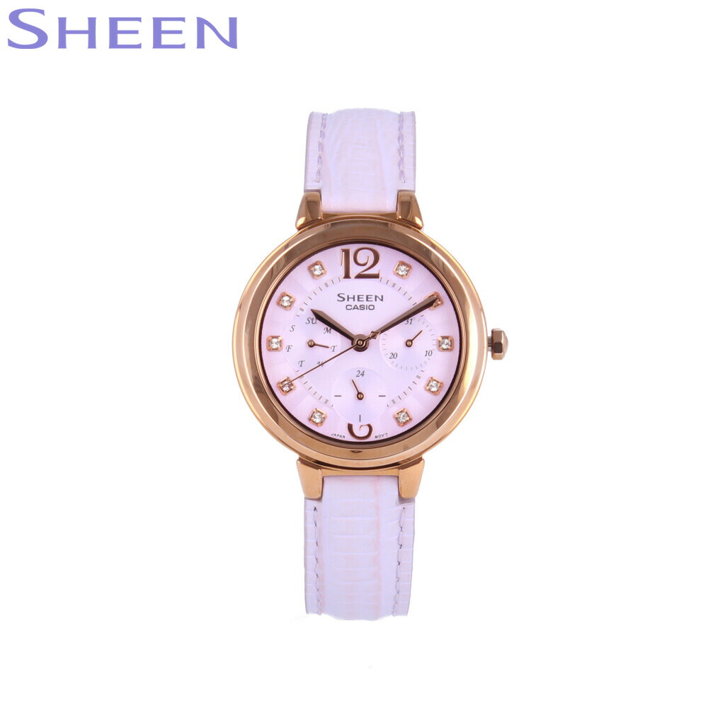 CASIO QUARTZ SHEEN SHE-3048PGL-6A