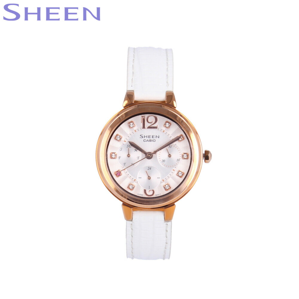 CASIO QUARTZ SHEEN SHE-3048PGL-7A