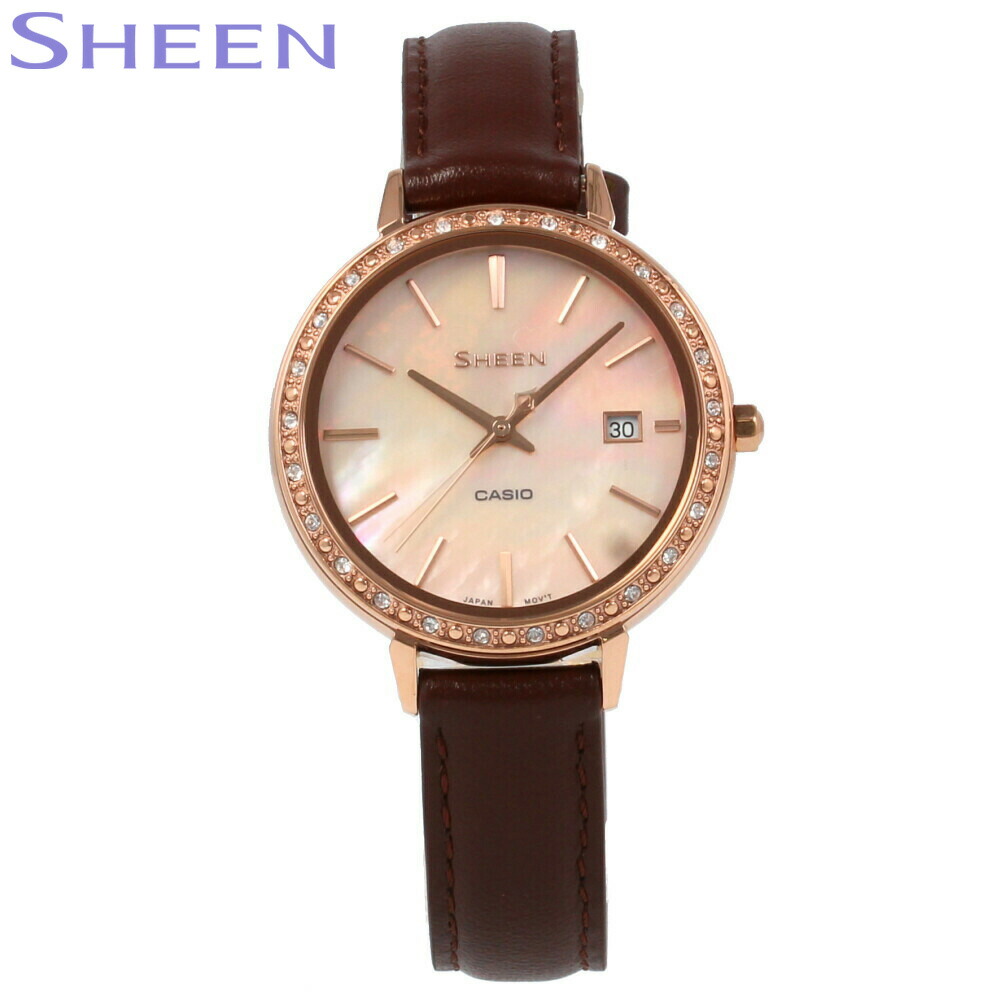 CASIO QUARTZ SHEEN SHE-4052PGL-4A