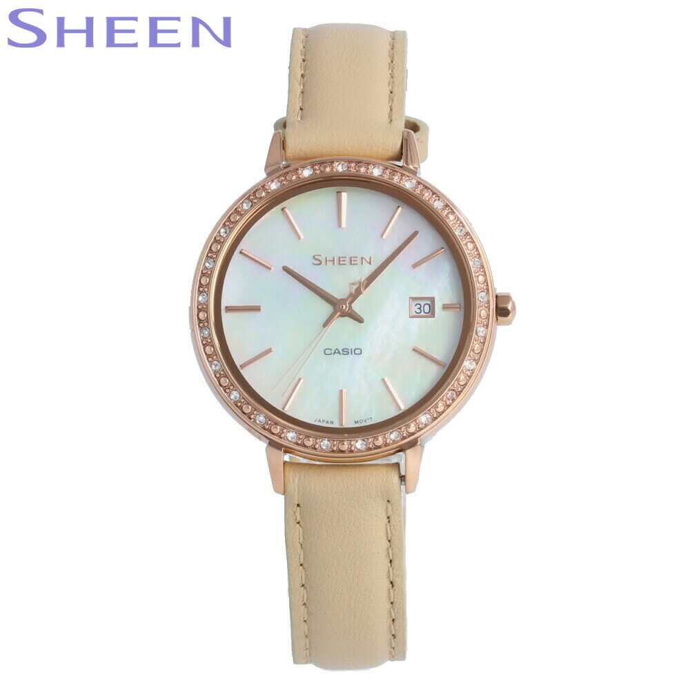 CASIO QUARTZ SHEEN SHE-4052PGL-7B