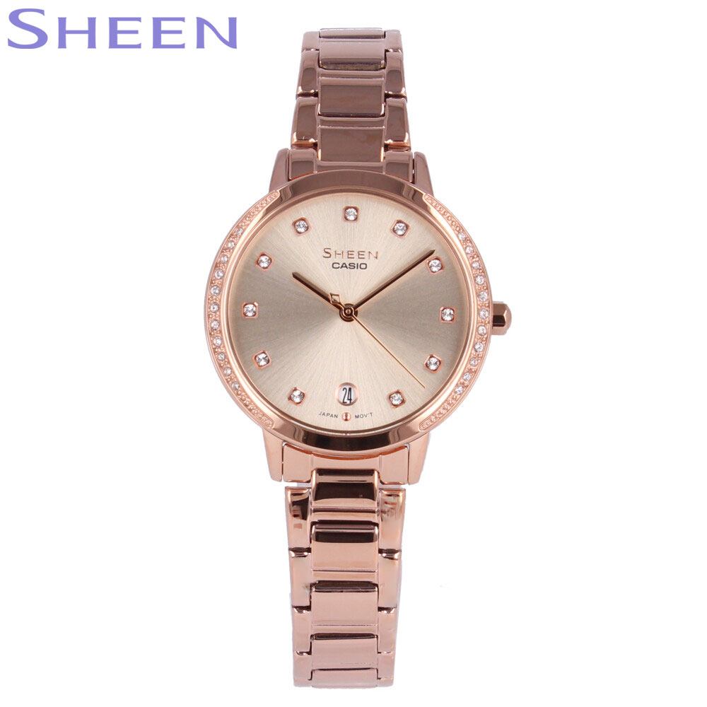 CASIO QUARTZ SHEEN SHE-4056PG-4A